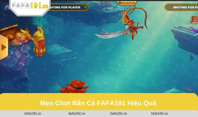 Bắn Cá FAFA191 3 Người chơi tập trung bắn cá với nhiều đàn cá lớn xuất hiện trên màn hình.