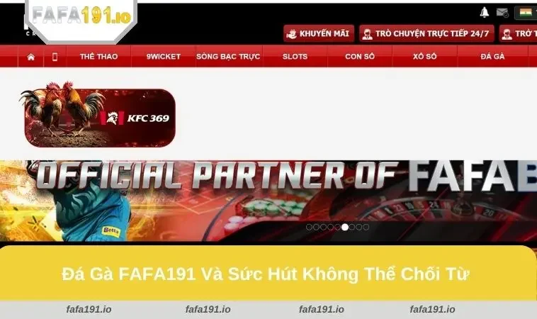 Đá Gà FAFA191 1 Cơ hội nhận nhiều khuyến mãi hấp dẫn khi tham gia đá gà