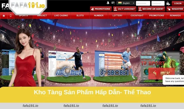 FAFA191 28 Thể thao là sảnh cược đình đám nhất hiện nay tại nhà cái