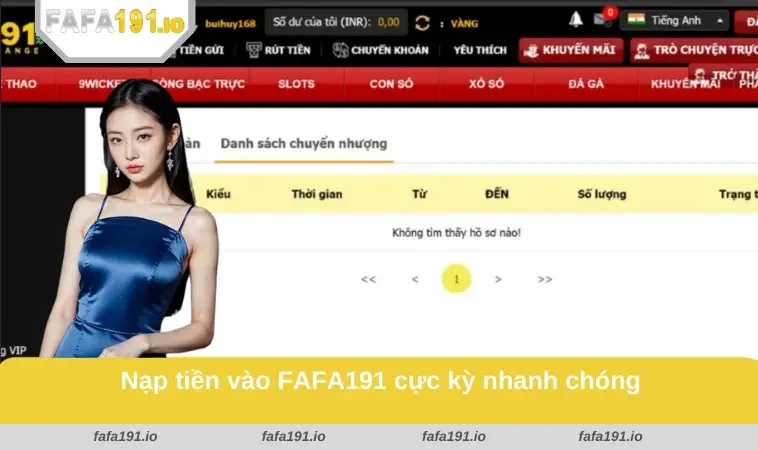 FAFA191 34 4 thao tác nạp tiền vào nhà cái FAFA191 cho tân binh