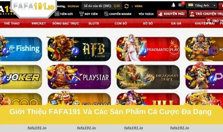 Giới Thiệu FAFA191 2 Giới thiệu nhà cái FAFA191 - Nơi hội tụ các sản phẩm cá cược