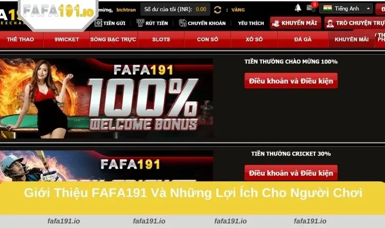 Giới Thiệu FAFA191 3 Dịch vụ tận tâm và nhiều ưu đãi hấp dẫn tại FAFA191