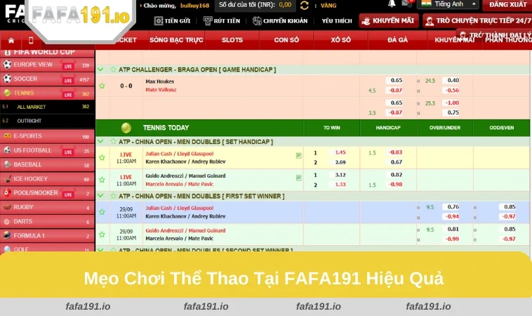 Thể Thao FAFA191 3 Người chơi nghiên cứu trận đấu trước khi đặt cược.
